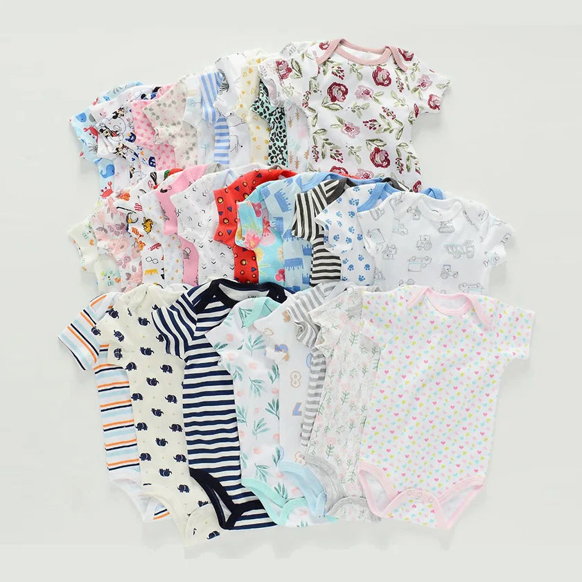 1-2 Stuks Baby Body Voor Pasgeborenen Zomer Baby Romper Meisje/Jongen Kleding 0-12M pasgeboren Kleding Baby Zachte Strakke Babykleertjes