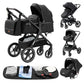 Movebaby™ Luxe 3-in-1 Kinderwagen – Compleet met Accessoires | Verstelbaar, Inklapbaar & Geschikt vanaf Geboorte