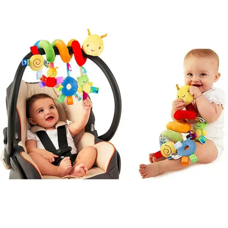 Leuke Activiteit Muzikale Spiraal Wieg Kinderwagen Autostoel Reizen Hangend Speelgoed Baby Jongens Meisjes Rammelt Speelgoed