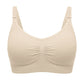 Hoge kwaliteit plus size voedingsbeha ademend dames borstvoeding ondergoed naadloze zwangerschapsbeha push-up